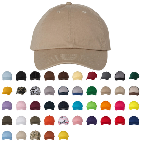 Valucap VC300 - Bio-Washed Classic Dad Hat, Relaxed Cap - VC300A