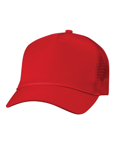 Valucap 8804H Five-Panel Trucker Cap Mesh Back Hat