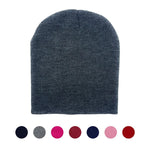 Beanies Caps Toboggan Short Uncuffed Soft Knit in Bulk Multi-Color Plain Blank Wholesale Lot - Picture 1 of 25