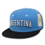 Argentina Hat Snapback Flat Bill Country Cap - WR101 - Picture 1 of 2