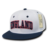 England Hat Snapback Flat Bill Country Cap - WR101