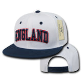 England Hat Snapback Flat Bill Country Cap - WR101