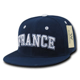 France Hat Snapback Flat Bill Country Cap - WR101