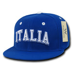 Italia Italy Hat Snapback Flat Bill Country Cap - WR101