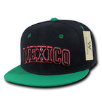 Mexico Hat Snapback Flat Bill Country Cap - WR101 - Picture 1 of 2