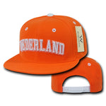 Nederland Netherlands Hat Snapback Flat Bill Country Cap - WR101