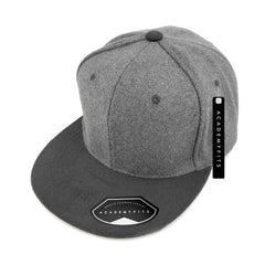 Academy Fits Wool Strapback Hat 1019B - 