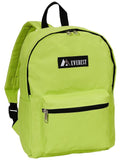 Everest Backpack Book Bag - Back to School Basic Style - Mid-Size Lime
