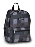 Everest Backpack Book Bag - Back to School Basics - Fun Patterns & Prints Charcoal/Gray Plaid