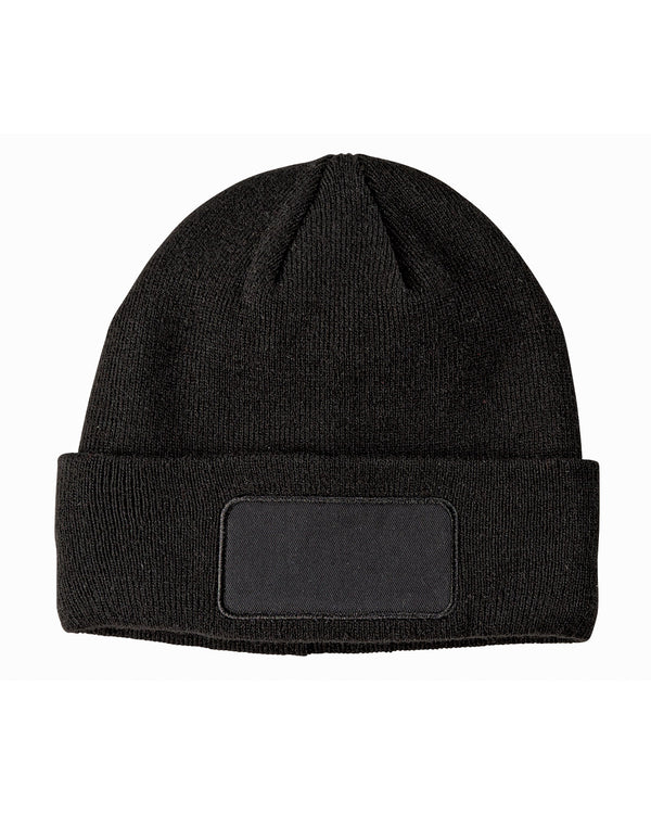 Big Accessories BA527 Patch Beanie, Knit Cap