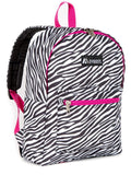 Everest Backpack Book Bag - Back to School Basics - Fun Patterns & Prints Zebra
