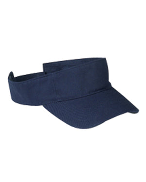 Big Accessories BX006 Cotton Twill Visor - 