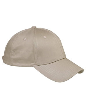 Big Accessories BX020 6-Panel Structured Twill Cap - 
