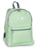 Everest Backpack Book Bag - Back to School Basic Style - Mid-Size Jade
