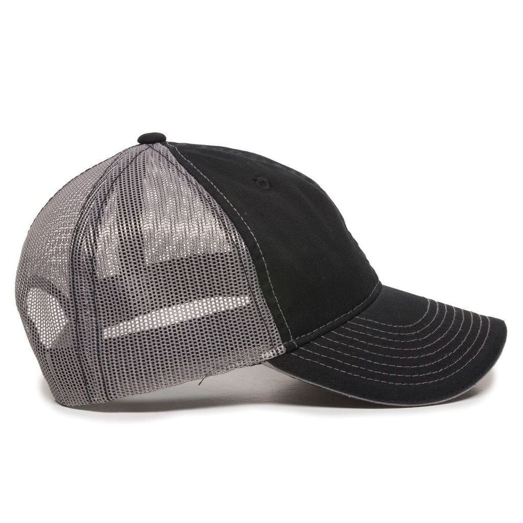 Shed Trucker Hat - Charcoal & Columbia - Watershed Drybags