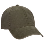 Otto 6 Panel Low Profile Dad Hat, Garment Washed Pigment Dyed Cotton Twill - 18-711 - Picture 10 of 15