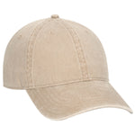 Otto 6 Panel Low Profile Dad Hat, Garment Washed Pigment Dyed Cotton Twill - 18-711 - Picture 7 of 15