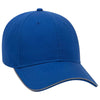Otto Reflective 6 Panel Low Pro Baseball Cap, Cotton Twill Hat w/ Reflective Piping Design - 19-1261