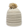 Outdoor Cap OC805 - Cable Knit Faux Fir Pom Beanie