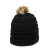 Outdoor Cap OC805 - Cable Knit Faux Fir Pom Beanie