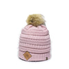 Outdoor Cap OC805 - Cable Knit Faux Fir Pom Beanie
