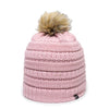 Outdoor Cap OC805 - Cable Knit Faux Fir Pom Beanie
