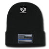 Wholesale Bulk American Flag USA Knit Beanies (Cuff) - R94