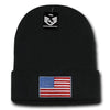 Wholesale Bulk American Flag USA Knit Beanies (Cuff) - R94