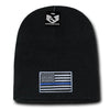 Wholesale Bulk American Flag USA Knit Beanies (Cuffless) - R95