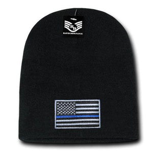 America USA Flag Knit Beanies (Cuffless) - R95 - 