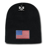 America USA Flag Knit Beanies (Cuffless) - R95