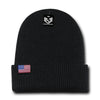 Wholesale Bulk American Flag Label USA Beanies - R96