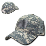 Wholesale Bulk American Flag USA Ripstop Relaxed Dad Hats - S73 - Digital Camo