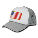 America USA Flag Trucker Foam Mesh Hats - A10