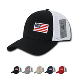 Wholesale Bulk American USA Flag Aero Foam Flex Hats - A08