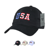 Wholesale Bulk American USA Flag Letters Dad Hat - A033