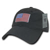 Wholesale Bulk American USA Flag Original Dad Hat - A031 - Dark Grey