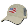 Wholesale Bulk American USA Flag Original Dad Hat - A031 - Stone