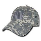 Wholesale Bulk American USA Flag Tonal Dad Hat - A03 - ACU Camo