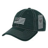 Wholesale Bulk American USA White Flag Dad Hat - A034 - Hunter