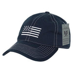 America USA White Flag Dad Hats - A034 - Picture 11 of 14