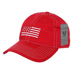 America USA White Flag Dad Hats - A034