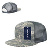 Wholesale Bulk Blank 5 Panel Trucker Mesh Snapback Hat  - Decky 1040 - ACU Camo