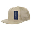 Wholesale Bulk Blank 5 Panel Trucker Mesh Snapback Hat  - Decky 1040 - Khaki