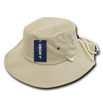 Wholesale Bulk Blank Aussie Australian Bucket Hats - Decky 510 - Khaki - Picture 4 of 8