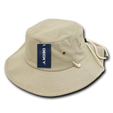 Wholesale Bulk Blank Aussie Australian Bucket Hats - Decky 510 - Khaki