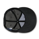 Decky 1090 - Denim Snapback Hat, 6 Panel Denim Snapback Cap - Picture 6 of 10