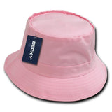Wholesale Bulk Blank Fisherman's Bucket Hat - Decky 450 - Pink