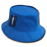 Wholesale Bulk Blank Fisherman's Bucket Hat - Decky 450 - Royal