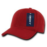 Wholesale Bulk Blank Fitted Baseball Hats (6 3/4 - 7 1/8) - Decky 402 - Cardinal